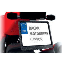 Biketec номерний знак на раму мотоцикла/мотоцикла колір карбон (48747)