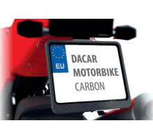 Biketec номерний знак на раму мотоцикла/мотоцикла колір карбон (48747)