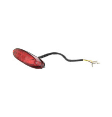 Задній ліхтар polisport rsp 2.0 led light 1.1/0.2 (задній + стоп) з омологацією червоного кольору (107x30мм)