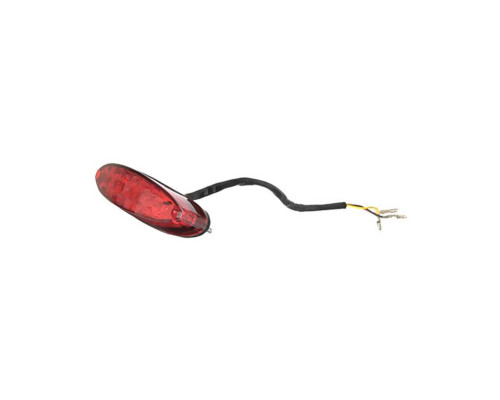 Задній ліхтар polisport rsp 2.0 led light 1.1/0.2 (задній + стоп) з омологацією червоного кольору (107x30мм)