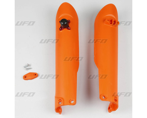 Чохли UFO передній телескоп (амортизатор) ktm sx / sx-f '15-'21 з фіксатором оранжевого кольору