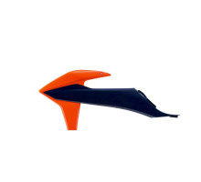 Ковпачки радіатора polisport ktm sx/sx-f/exc/exc-f '19-'22, колір оранжево-синій