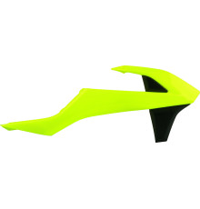 Polisport promotion ковпачки радіатора (комплект) ktm sx/sxf `16-18 exc `17-19 колір fluo жовтий