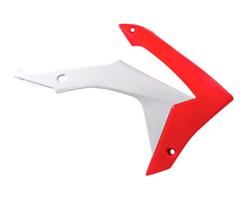 Ковпачки радіатора racetech (rtech) HONDA crf 450r '13-16, crf 250r 14-17 колір oem білий червоний (cvcrfrsbn13) (ho04657999)