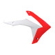 Ковпачки радіатора racetech (rtech) HONDA crf 450r '13-16, crf 250r 14-17 колір oem білий червоний (cvcrfrsbn13) (ho04657999)