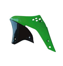 Ковпачки радіатора racetech (rtech) kawasaki kxf 250 (06-08) колір зелений oem (cvkxfve0026) (ka03767026) (ka03767026)