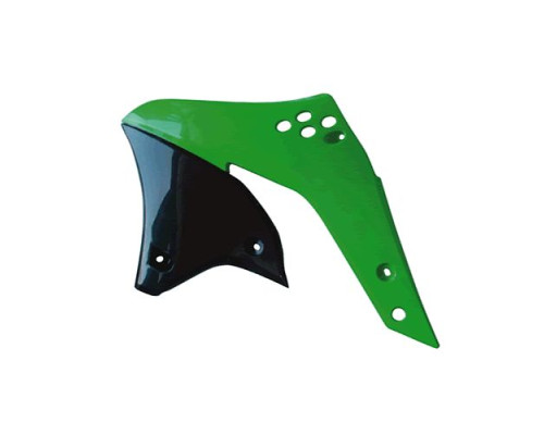 Ковпачки радіатора racetech (rtech) kawasaki kxf 250 (06-08) колір зелений oem (cvkxfve0026) (ka03767026) (ka03767026)