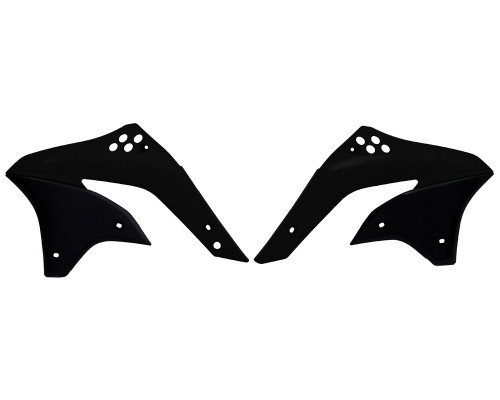 Ковпачки радіатора racetech (rtech) kawasaki kxf 450 (06-08) колір чорний (cvkxfnr0046) (ka03770001)