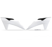 Заглушки радіаторів UFO ktm sx/sxf(sx-f) 125/250/300/350/450f 2023 колір білий