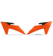 Заглушки радіаторів UFO ktm sx/sxf(sx-f) 125/250/300/350/450f 2023 колір помаранчевий