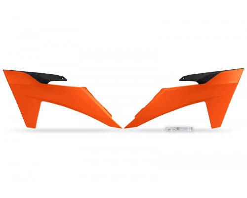 Заглушки радіаторів UFO ktm sx/sxf(sx-f) 125/250/300/350/450f 2023 колір помаранчевий