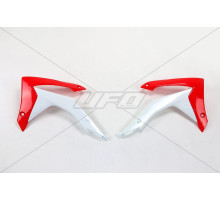 Ковпачки радіатора UFO HONDA crf 250r '14-'17, crf 450r '13-'16, колір oem (білий/червоний)