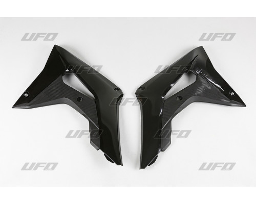 Ковпачки радіатора UFO HONDA crf 250r '18, crf 450r '17-'18 колір чорний