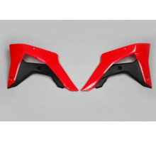 Ковпачки радіатора UFO HONDA crf 250r '18, crf 450rx '17-'18 колір oem (червоний/чорний)