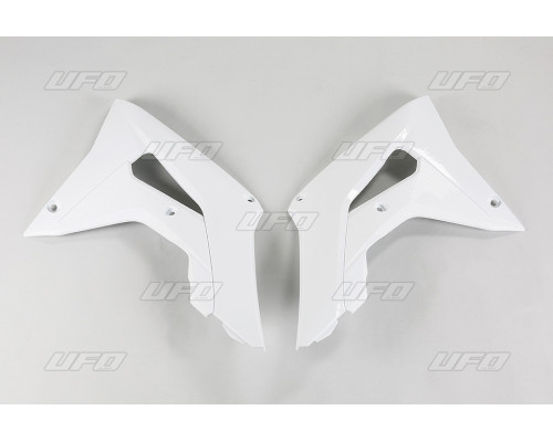 Ковпачки радіатора UFO HONDA crf 250r '18-'20, crf 450r '17-'20 колір білий