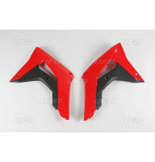 Ковпачки радіатора UFO HONDA crf 250r '18-21, crf 450r '17-'20 колір oem (червоний/чорний)