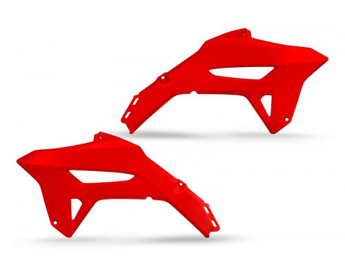 Ковпачки радіатора UFO HONDA crf 250r '22-24, crf 450 r '21-24 колір червоний