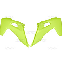 Ковпачки радіатора UFO husqvarna tc 125/250 '19, fc 250/350/450 '19 fluo жовтий