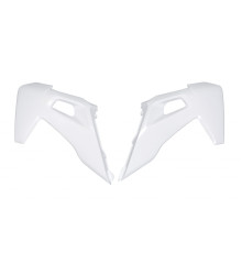 Кришки радіатора UFO husqvarna tc 125/250, fc 250/350/450 '19-21, te 150/250/300, tx 250/300, fe 250/350/450/501 '20-21, колір білий