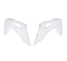 Кришки радіатора UFO husqvarna tc 125/250, fc 250/350/450 '19-21, te 150/250/300, tx 250/300, fe 250/350/450/501 '20-21, колір білий