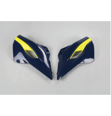 Ковпачки радіатора UFO husqvarna tc/te 125, fc/tx/te/fe 250, tc/te/tx 300, fc/fe 350, fc/fe 450, fe 501 '14-16, tc 250 '16, колір синій/жовтий