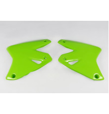 Кришки радіатора UFO kawasaki klx 400r '03-'25, зелені