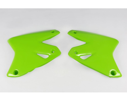 Кришки радіатора UFO kawasaki klx 400r '03-'25, зелені
