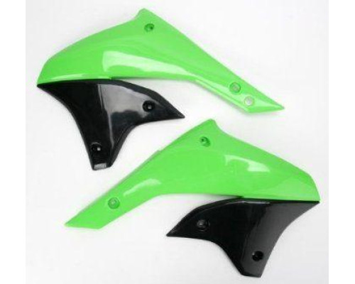 Ковпачки радіатора UFO kawasaki klx 450r '07-'25 колір зелений