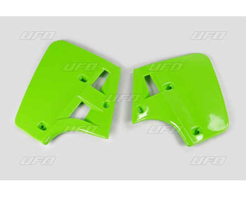 Кришки радіатора UFO kawasaki kx 250 '87 колір зелений