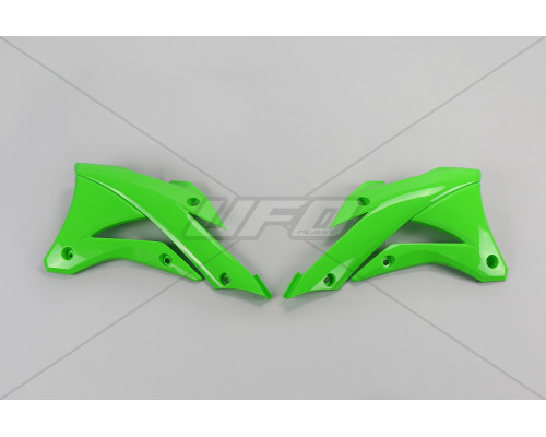 Ковпачки радіатора UFO kawasaki kx 85 '14-'21, kx 100 '14-'21 колір зелений