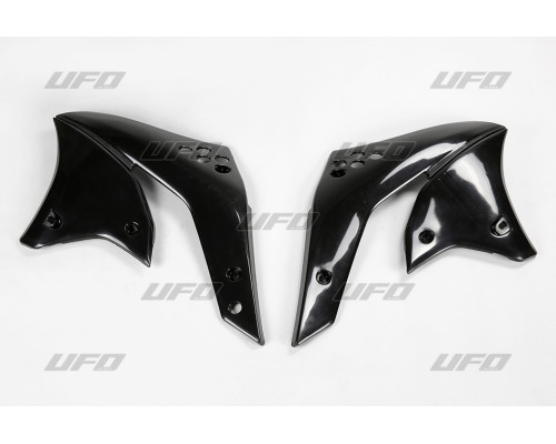 Радіаторні ковпачки UFO kawasaki kxf 250 '07 колір чорний