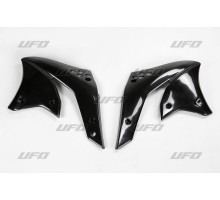 Радіаторні ковпачки UFO kawasaki kxf 250 '07 колір чорний