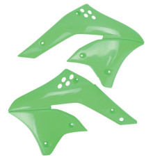 Радіаторні ковпачки UFO kawasaki kxf 250 '08 колір зелений