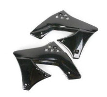 Кришки радіатора UFO kawasaki kxf 250 '09-'11 колір чорний  -