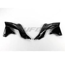 Ковпачки радіатора UFO kawasaki kxf 250 '13-'16 колір чорний