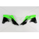 Ковпачки радіатора UFO kawasaki kxf 250 '13-'16 колір oem (зелений/чорний)