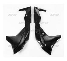 Ковпачки радіатора UFO kawasaki kxf 250 '17-'20 колір чорний