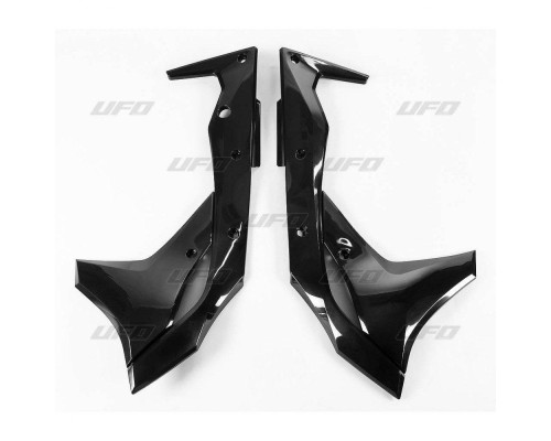 Ковпачки радіатора UFO kawasaki kxf 250 '17-'20 колір чорний