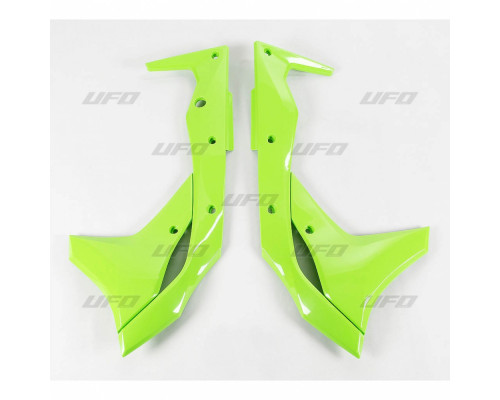 Ковпачки радіатора UFO kawasaki kxf 250 '17-'20 колір зелений