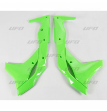 Радіаторні ковпачки UFO kawasaki kxf 250 '17-'20 fluo green