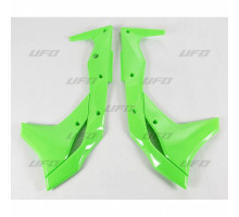 Радіаторні ковпачки UFO kawasaki kxf 250 '17-'20 fluo green