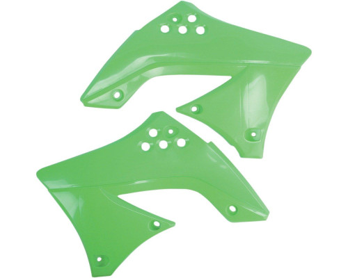 Радіаторні ковпачки UFO kawasaki kxf 450 '09 колір зелений
