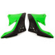 Ковпачки радіатора UFO kawasaki kxf 450 '09-'11 колір oem (чорний/зелений)