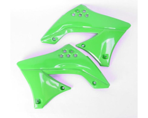 Ковпачки радіатора UFO kawasaki kxf 450 '09-'11 колір зелений