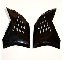 Ковпачки радіатора UFO ktm sx '07-'08, exc '08 колір чорний = kt04016001