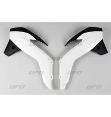 Ковпачки радіатора UFO ktm sx '13-'17 колір oem '17 (білий/чорний)