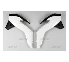 Ковпачки радіатора UFO ktm sx '13-'17 колір oem '17 (білий/чорний)