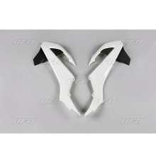 Ковпачки радіатора UFO ktm sx 65 '16-'22 колір oem '17 (білий/чорний)