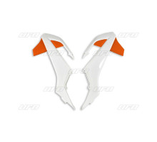 Ковпачки радіатора UFO ktm sx 65 '16-'22 колір oem '19-'20 (білий/помаранчевий)