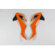 Ковпачки радіатора UFO ktm sx 65 '16-22, колір oem '16 і '18 (помаранчевий/чорний)
